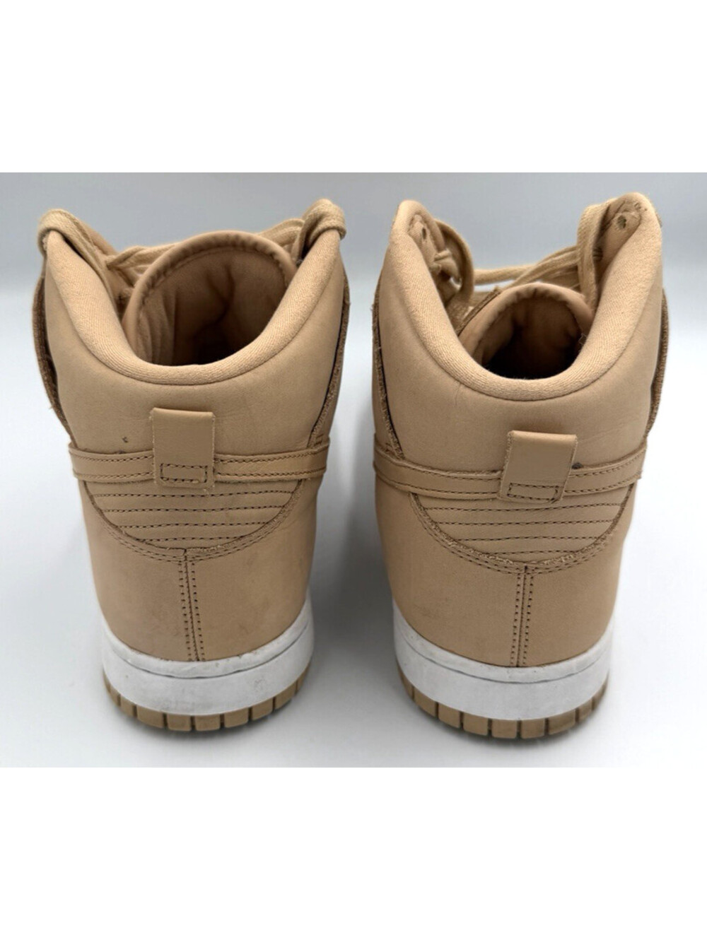 Nike Dunk High Vachetta Tan White Women's Size 10 Sneakers DX2044-201 - Picture 5 of 6